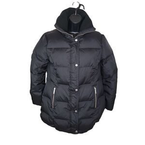 Micheal Michael Kors black down winter jacket coat size Medium